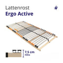 ErgoActive 7-Zonen Lattenrost mit verstellbarer Härte im Lendenbereich