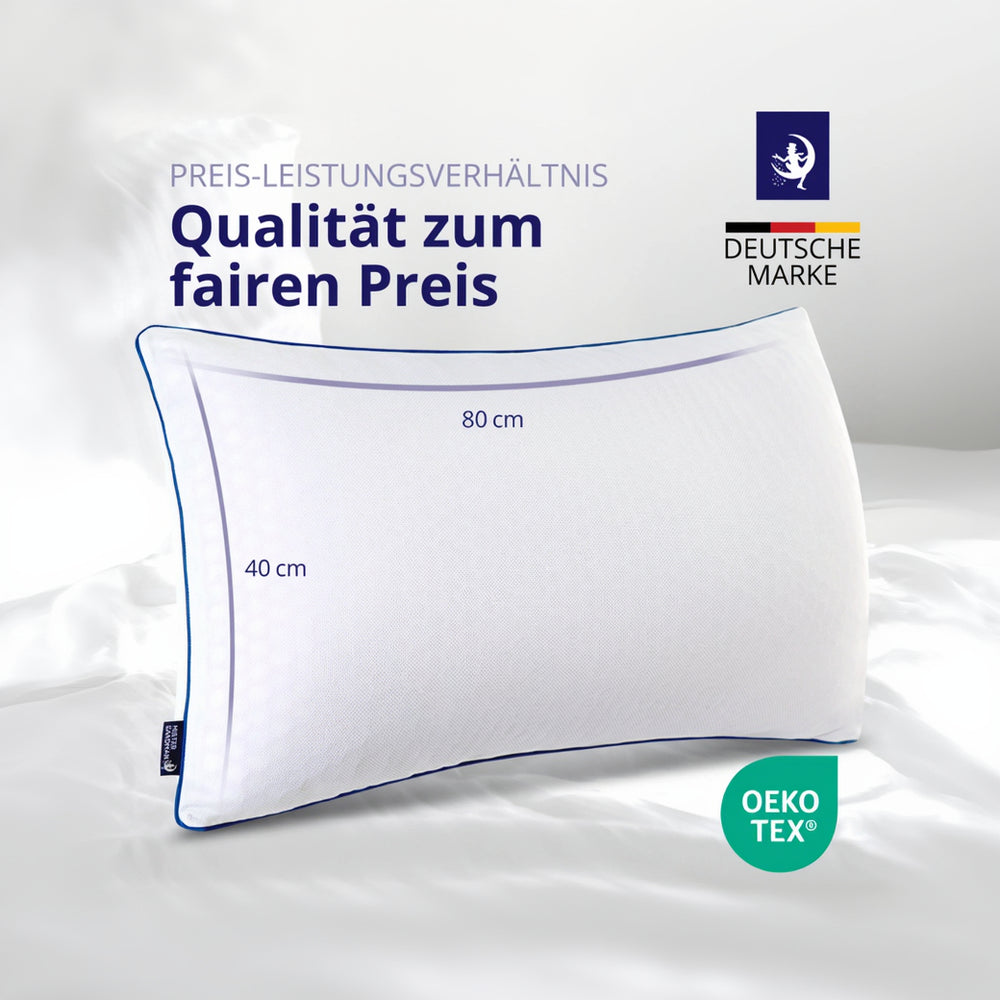 Hover image of Memory Flakes Premium Kopfkissen - 40x80cm