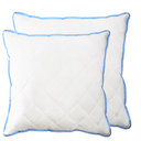 SoftCloud Duo – Mikrofaser Kissen Set (2 Stück, blau)