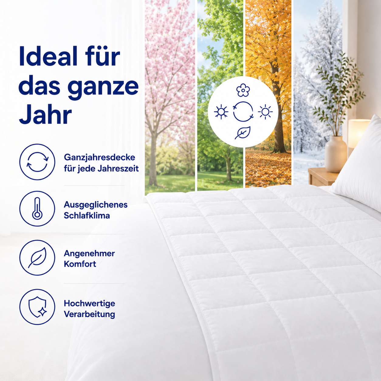 Ganzjahresbettdecke