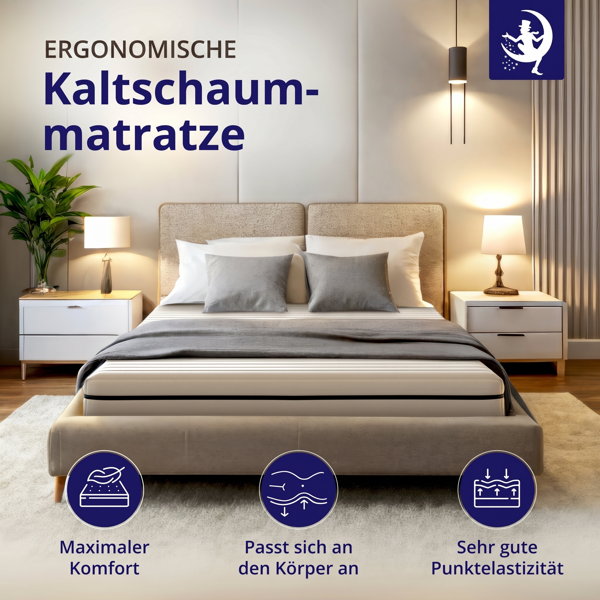 Flip Classic 15 – Kaltschaummatratze H2/H3 ergonomisch