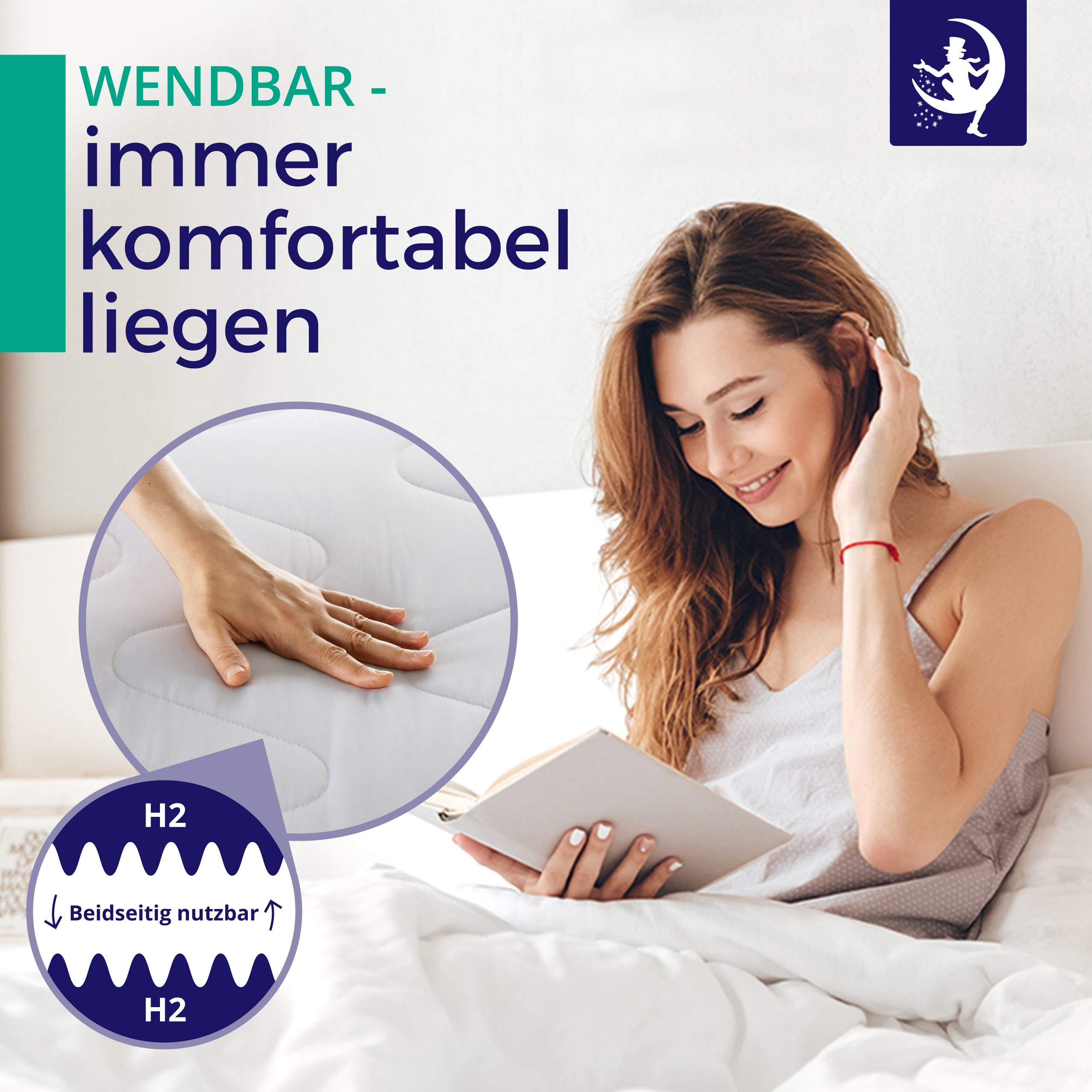 Taschenfederkernmatratze Komfort Plus 24 cm – H2