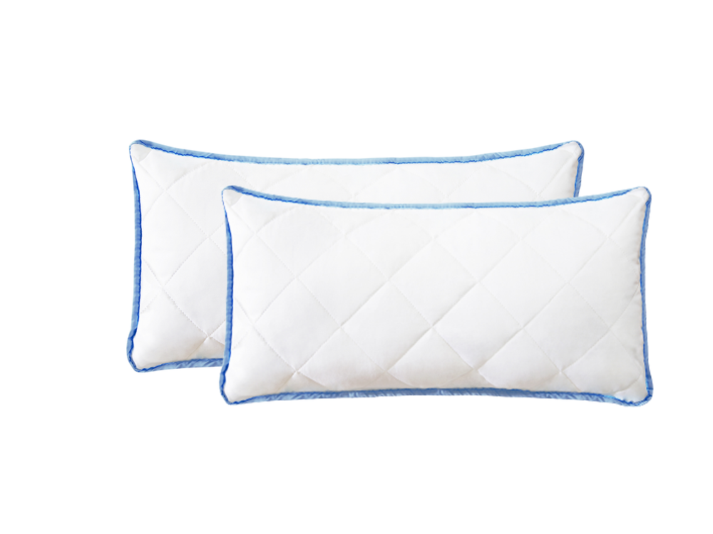Hover image of SoftCloud Duo – Mikrofaser Kissen Set (2 Stück, blau)